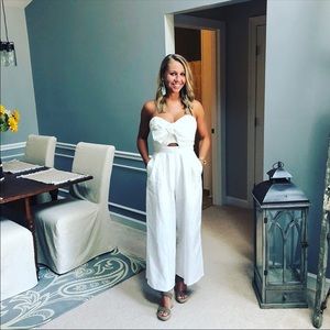 Astr Other - White Jumpsuit Astr Other - White Jumpsuit